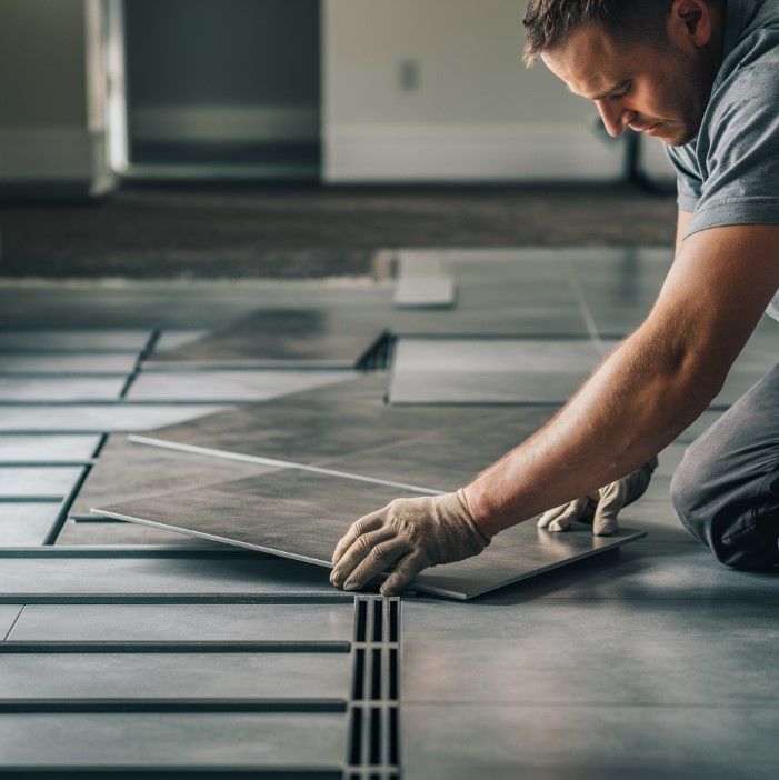 Installation and Maintenance of Living Room Floor Tiles